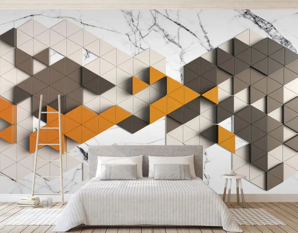 Обои для спальни гостиной на заказ 3D настенная клейкая пленка домашний декор