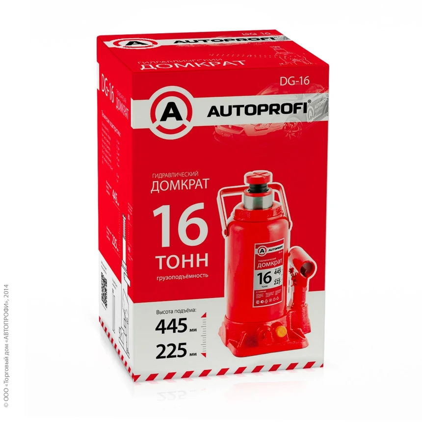 Jack hydraulic AUTOPROFI DG-16 car automobile accessories products Lifting Repair Tool |