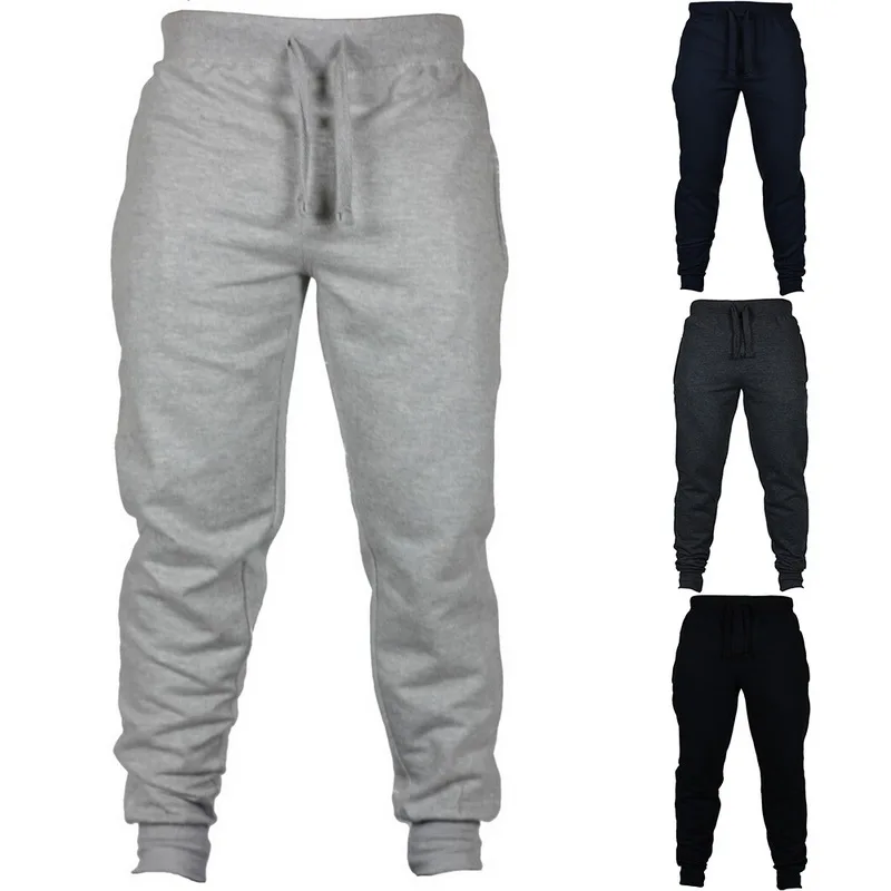

New Pants Casual Sweatpants Solid Fashion High Street Trousers Pants Men Joggers Oversize Brand High Quality Gray Men Pants