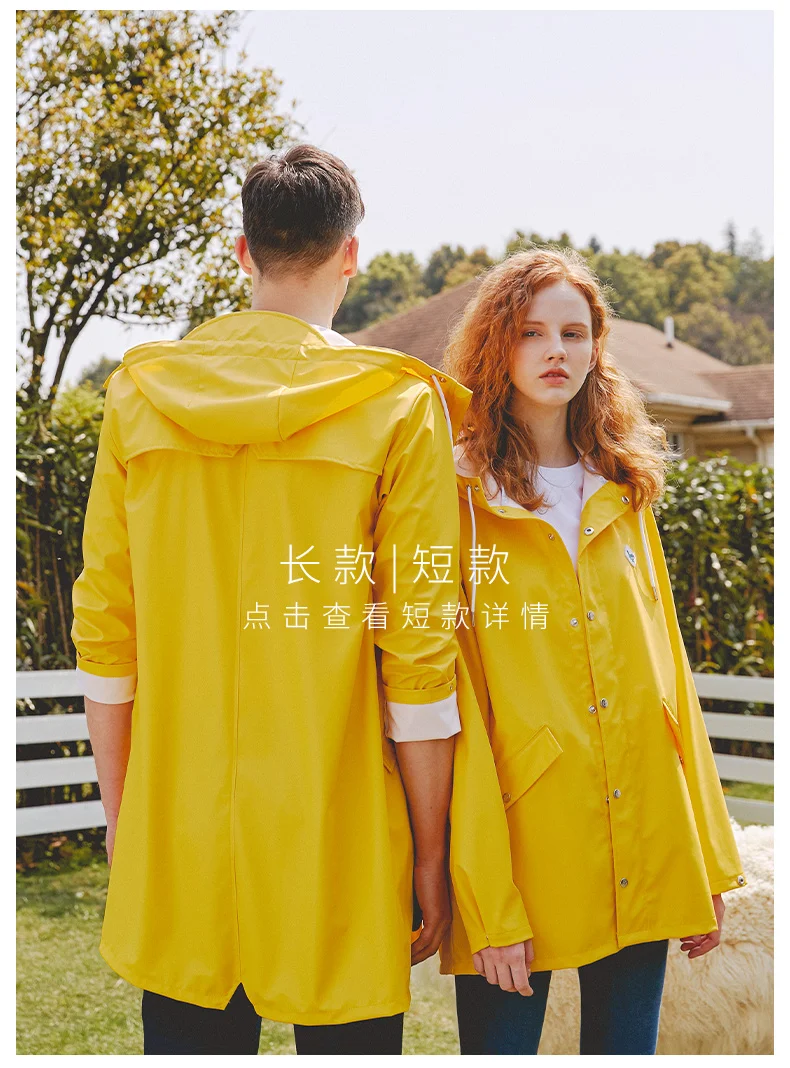

Fashion Waterproof Raincoat Jacket Motorcycle Cute Windbreaker Pcv Raincoat Women Hiking Outdoor Impermeable Mujer Rain Gear DH5