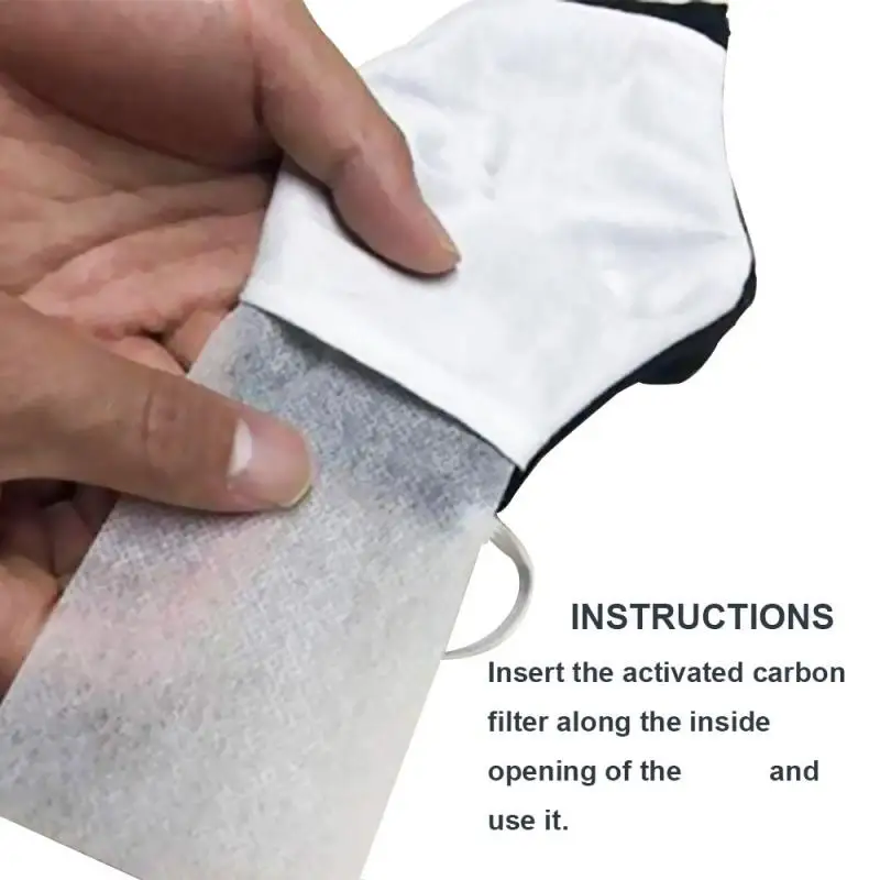 10 ~ 100 шт дышащая PM2.5 фильтровальная бумага Анти туман рот маски Открытый