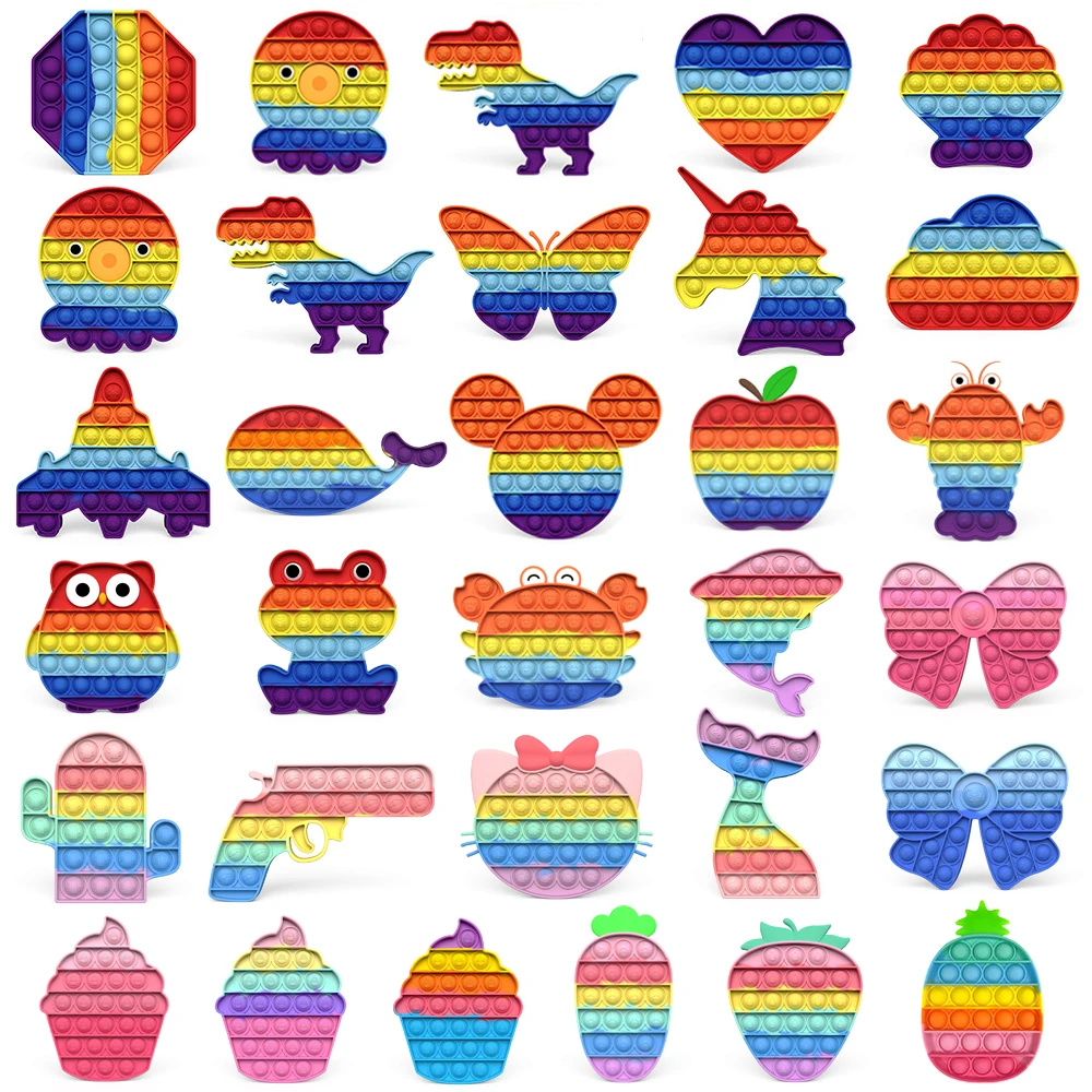 

Разноцветные Милые Игрушки-антистресс для взрослых и детей