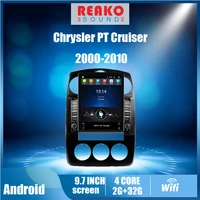 for chrysler pt cruiser 2000 2010 2 din 9 7 tesla screen car multimedia player gps navigator wifi android autoradio