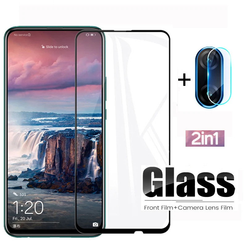 Закаленное стекло 2 в 1 для Huawei P Smart Z Защитное задней камеры SmartZ 9H защитная пленка
