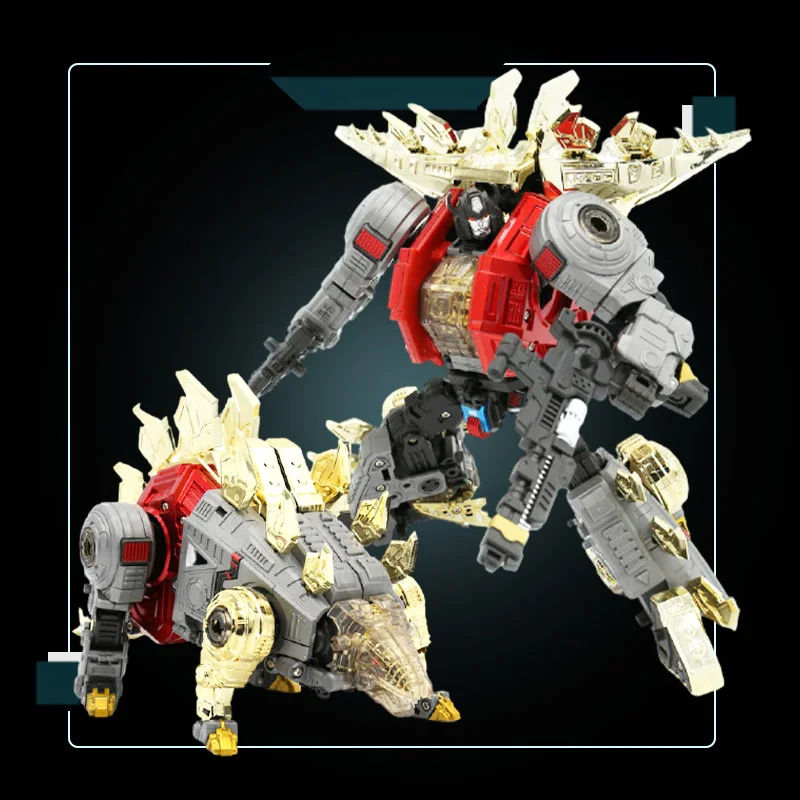 

action Figuur Robot Transformatie G-Creatie Dinosaurus SRK-02 Growl Grauw Shuraking Combiner Pvc Figuur Model Collectible Toys