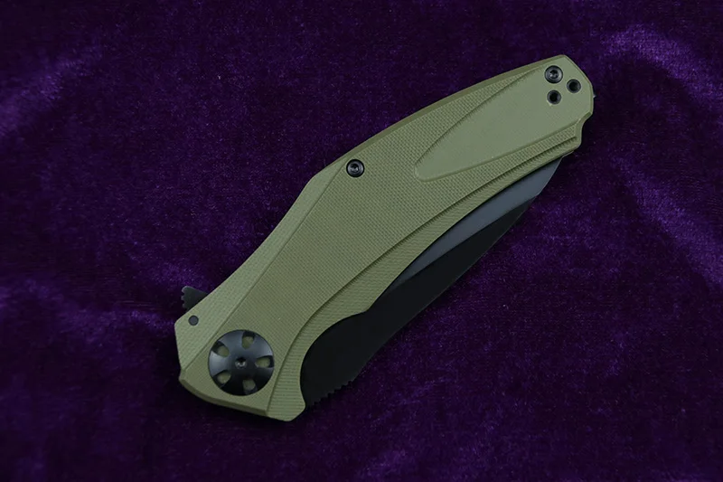 

Kershaw OEM 7008 folding knife 8Cr13Mov blade G10+ steel handle camping hunting fruit knife EDC tool