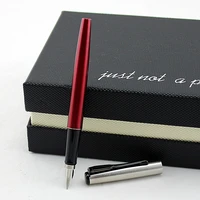 luxury black silver colors business office 0 5mm nib fountain pen student school stationery supplies ink calligraphy pen