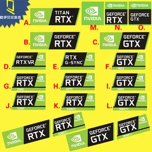 Новинка! Лидер продаж, наклейка на графическую карту RTX 2080Ti 2070 2060 TITAN VR GTX 1650 1660Ti