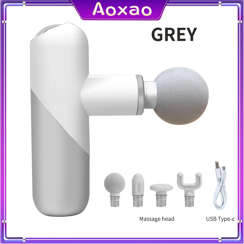 

Mini Muscle Theragun Massage Gun Massage Body Neck Massager Deep Tissue Percussion Relaxation Pain Relief Exercising Fascia Gun