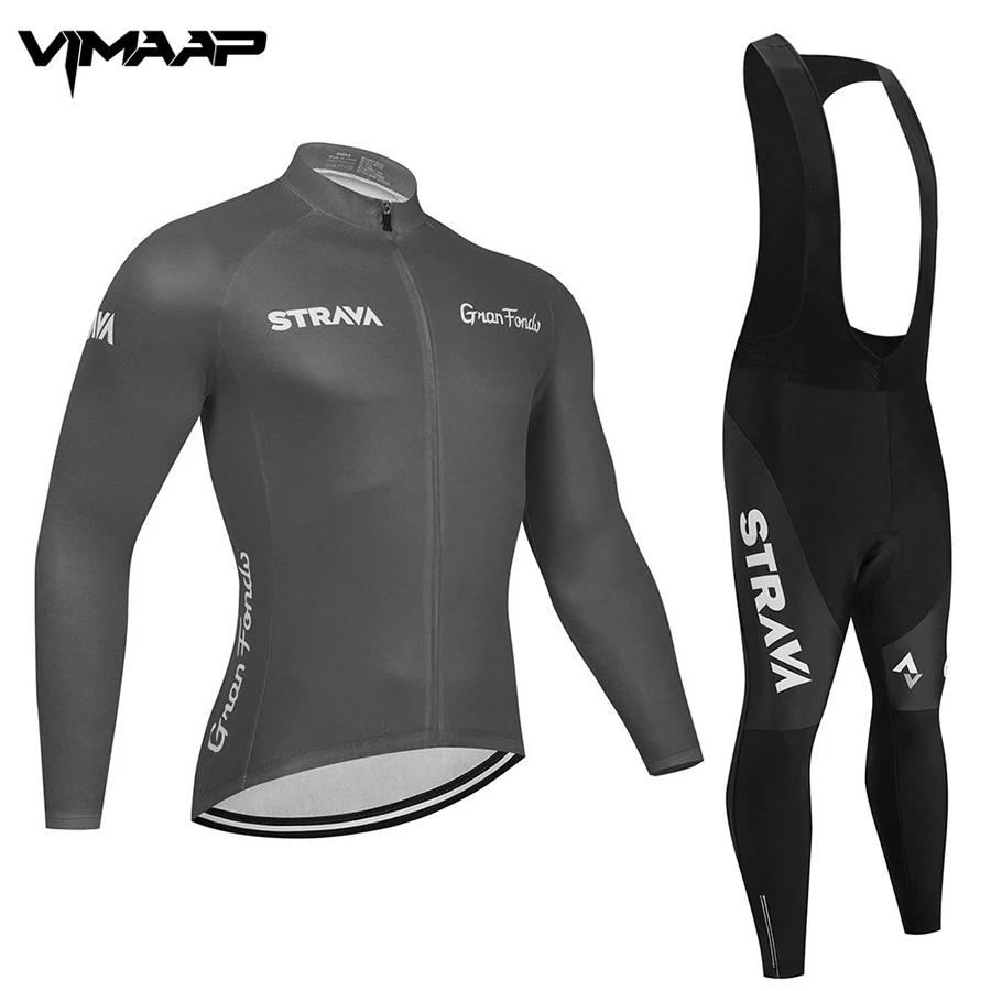 

New 2021 STRAVA Mens Cycling Long Sleeve Suit Cycling Jersey Mtb Cycling Clothing Bicycle Maillot Ropa Ciclismo Bike Clothes