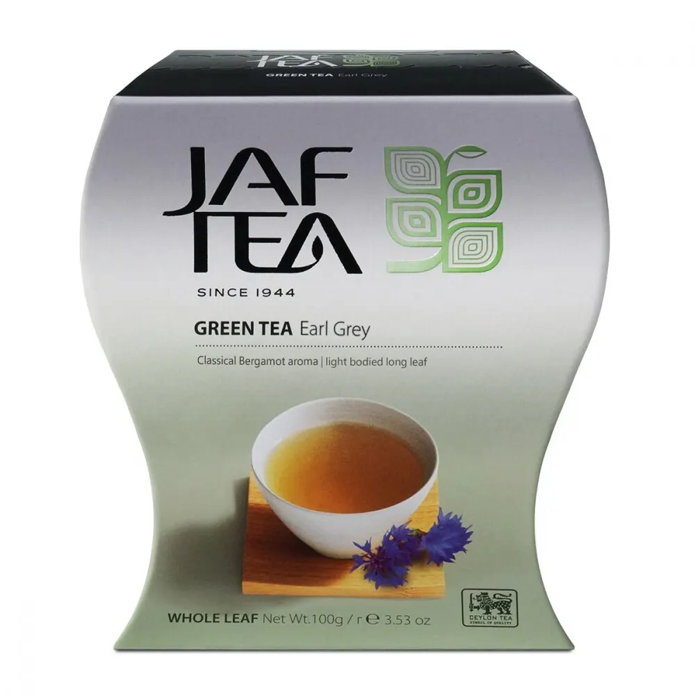 Чай Jaf Tea &quotEarl Grey&quot зеленый с бергамотом 100 гр| |