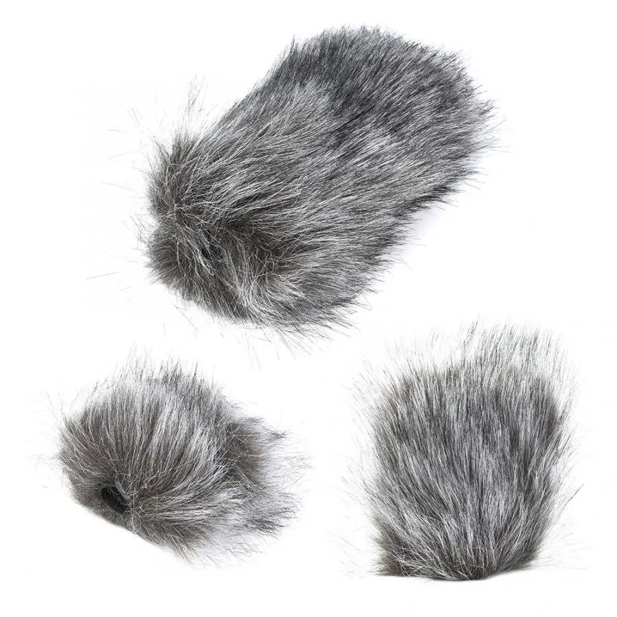 Outdoor Microphone Dusty Windshield Artificial Fur Cover Mic for Camera Recorder Accessories | Электроника