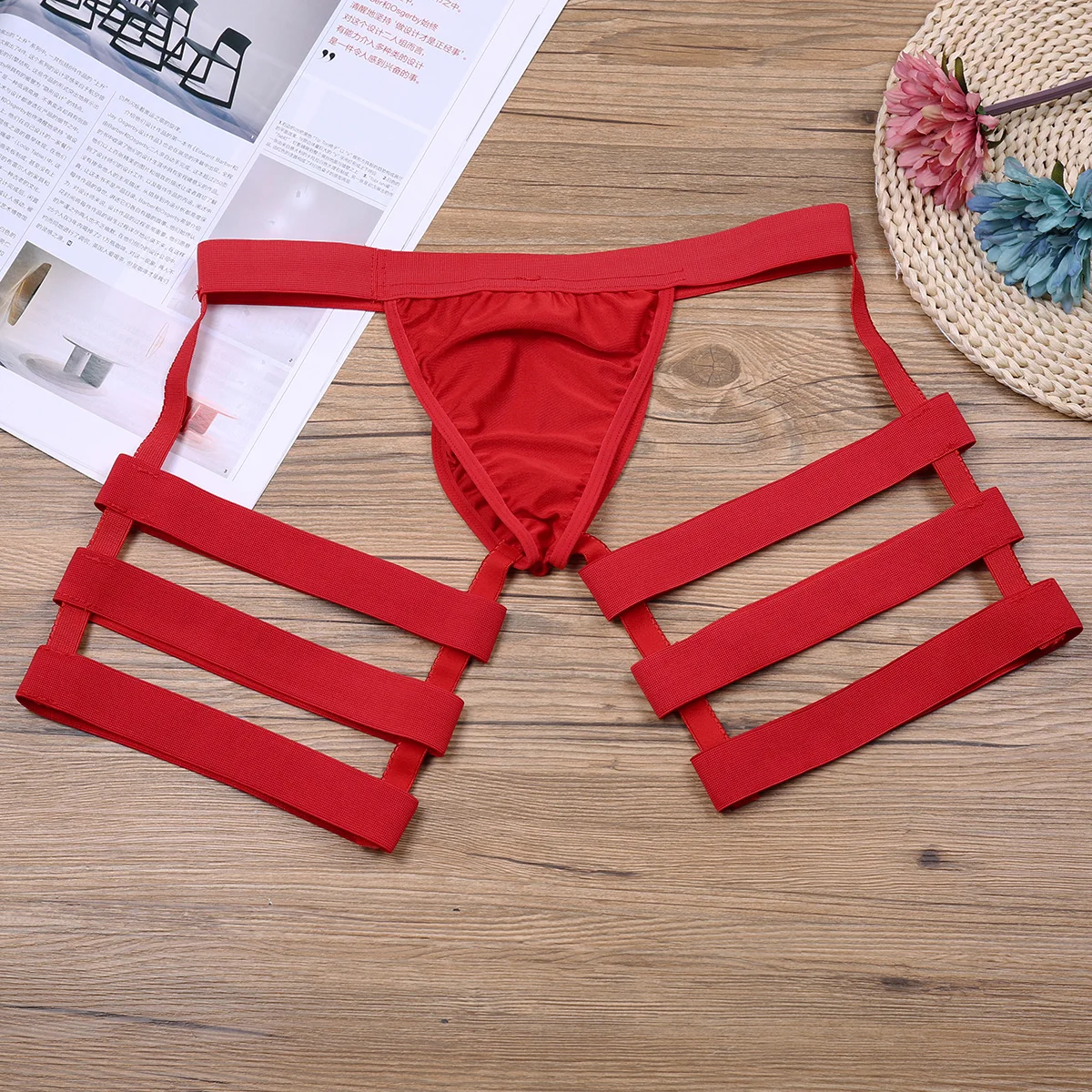 Трусы-боксеры мужские с мешочком на завязках сексуальные трусики | Тематическая