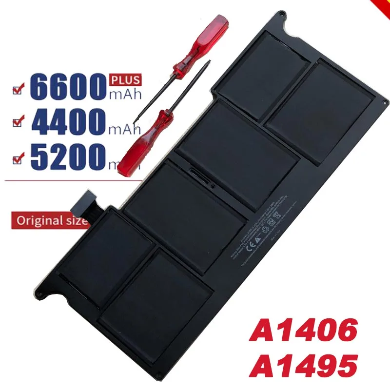 

A1406 A1495 Battery For APPLE Macbook Air 11" inch A1465 Mid 2012 2013 Early 2014 A1370 Mid 2011 MC968LL/A Free shipping