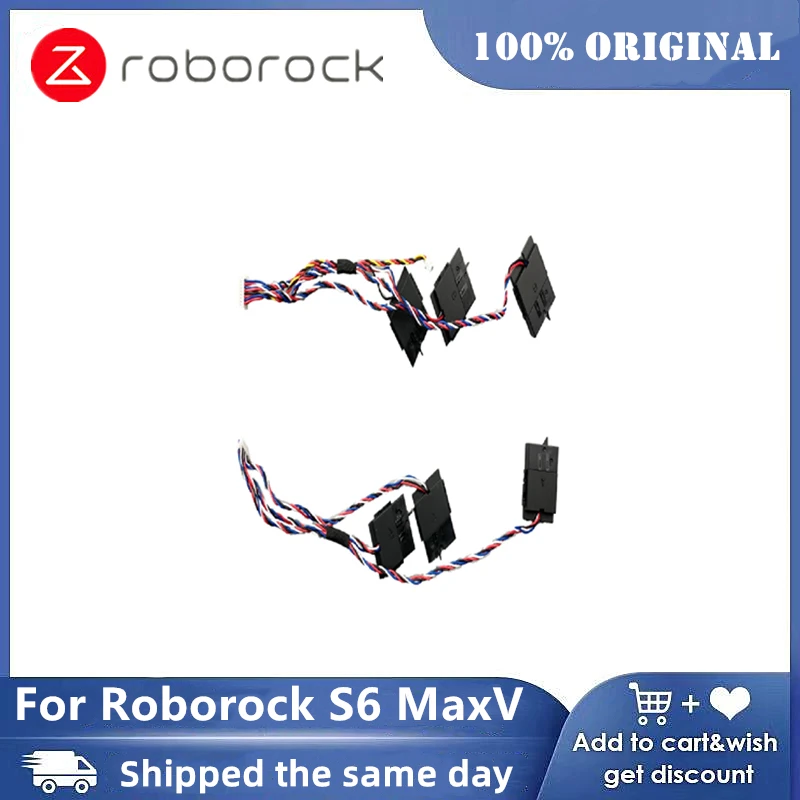 

NEW 100% original cliff front impact component spare parts for Roborock S6 MaxV vacuum sweeping robot Accessories
