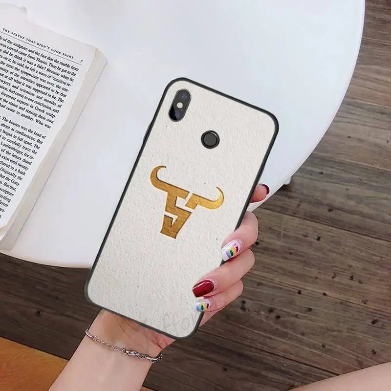 

design bull animal Phone Case For Xiaomi Redmi 7 9t 9se k20 mi8 max3 lite 9 note 8 9s 10 pro Soft Silicone Shell Cover Funda