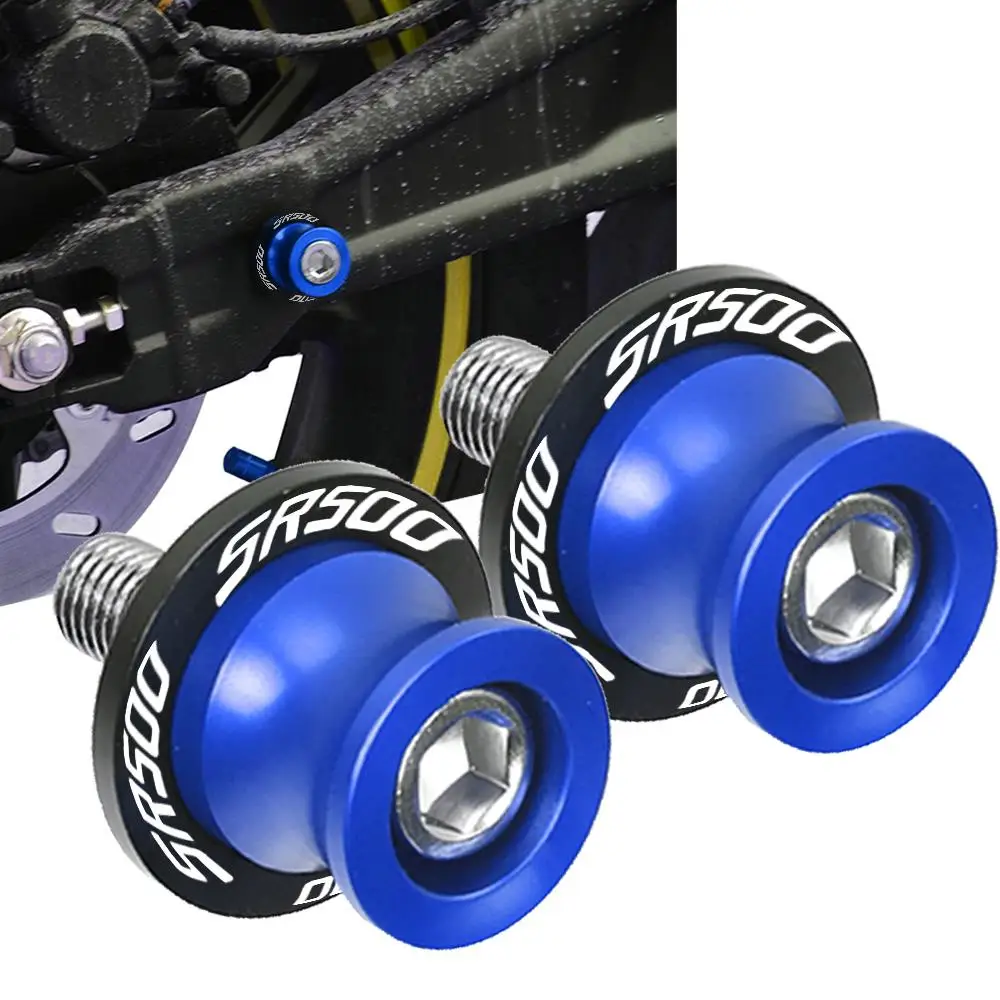Мотоаксессуары 6ММ CNC кронштейны крепления подножек, болты-скользящие для YAMAHA SR 500 SR500 1978-1991 1990 1989 1988 1987 1986 и выше.