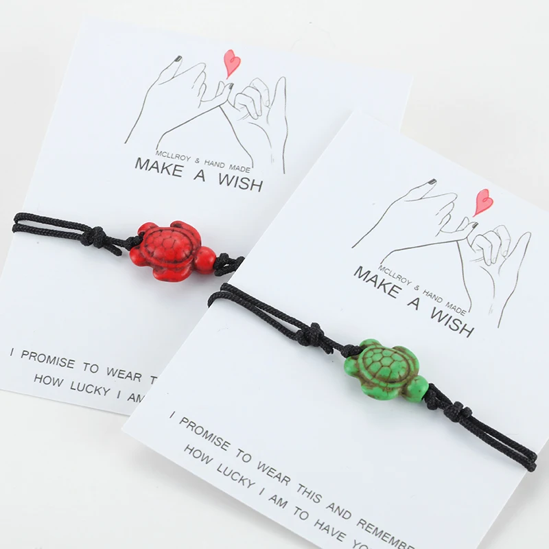 Sea Turtles Tortoise Charm Bracelets Card Bee Antique Animal Women Men Jewelry Red Black Many Colors Drop Shipping bracelet | Украшения и