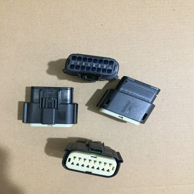 2/4/10 шт./лот Molex 16 Pin/Way Женский Разъем для фары Ford Mondeo Focus Fiesta Edge EDGE 33472 1601 1740|Кабели