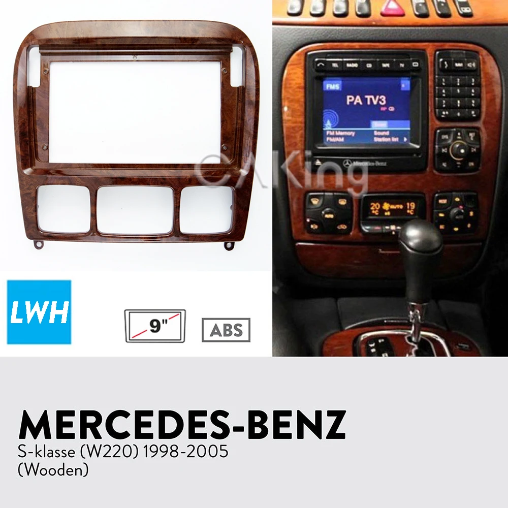 Панель Автомобильная 9 дюймов для MERCEDES BENZ S class (W220) 1998-2005 | Автомобили и мотоциклы