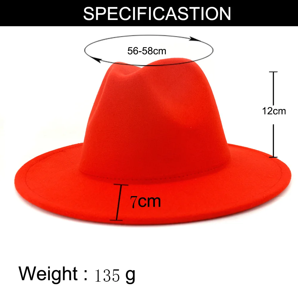 FS оранжевый фиолетовый Пэчворк с широкими полями шляпы Fedora для мужчин и женщин из