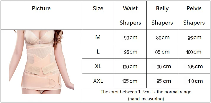 2XL размера плюс 3 шт./компл. послеродовой после беременности пояс бандаж для