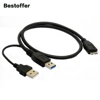0 5 meters micro usb 3 0 to usb 3 0 a maleusb 2 0 a male to male mobile hard disk data cable