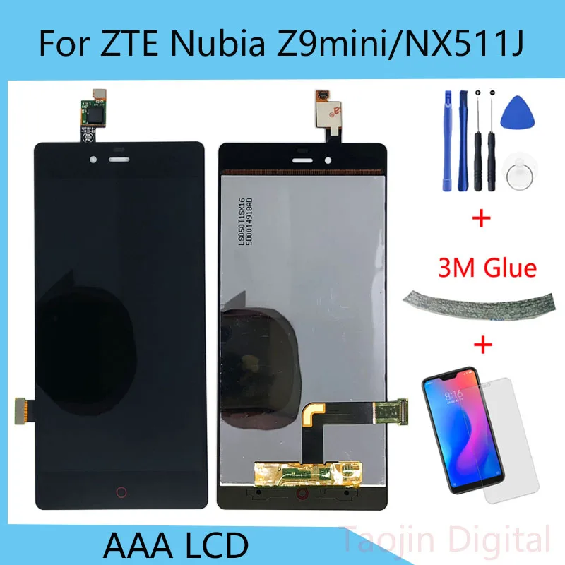 ЖК дисплей для ZTE Nubia Z9 mini NX511J сенсорный экран дигитайзер Запасные части|Экраны