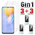 Защитная пленка 6 в 1 для объектива камеры vivo y31, y51, y12, y15, y17, y20, y20i, y1s, y11 2019, v20, v20 pro, v20, se, HD, закаленное стекло