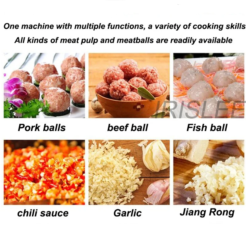 Meatball Beater Stainless Steel Commercial Minced Meat Machine Pig Beef Fish Ball Mixer | Бытовая техника