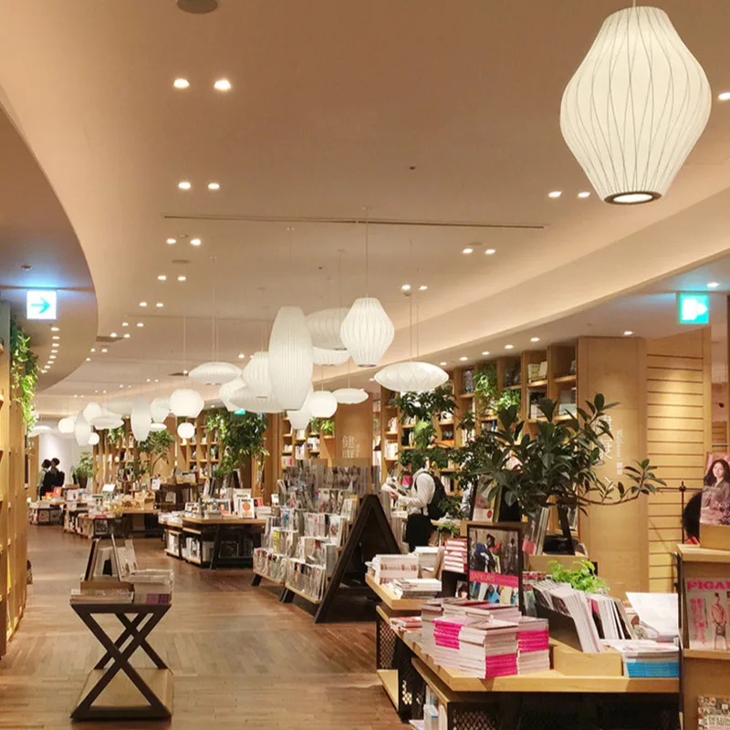 Современная простая ткань многоступенчатая люстра датский МАГАЗИН Люстра в виде