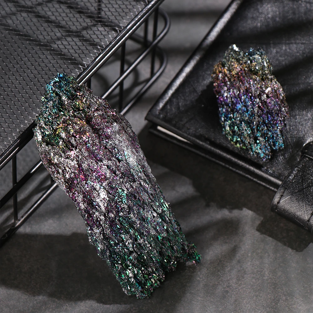 1 шт. красочный образец минеральной руды ауры малахиты настольные украшения из