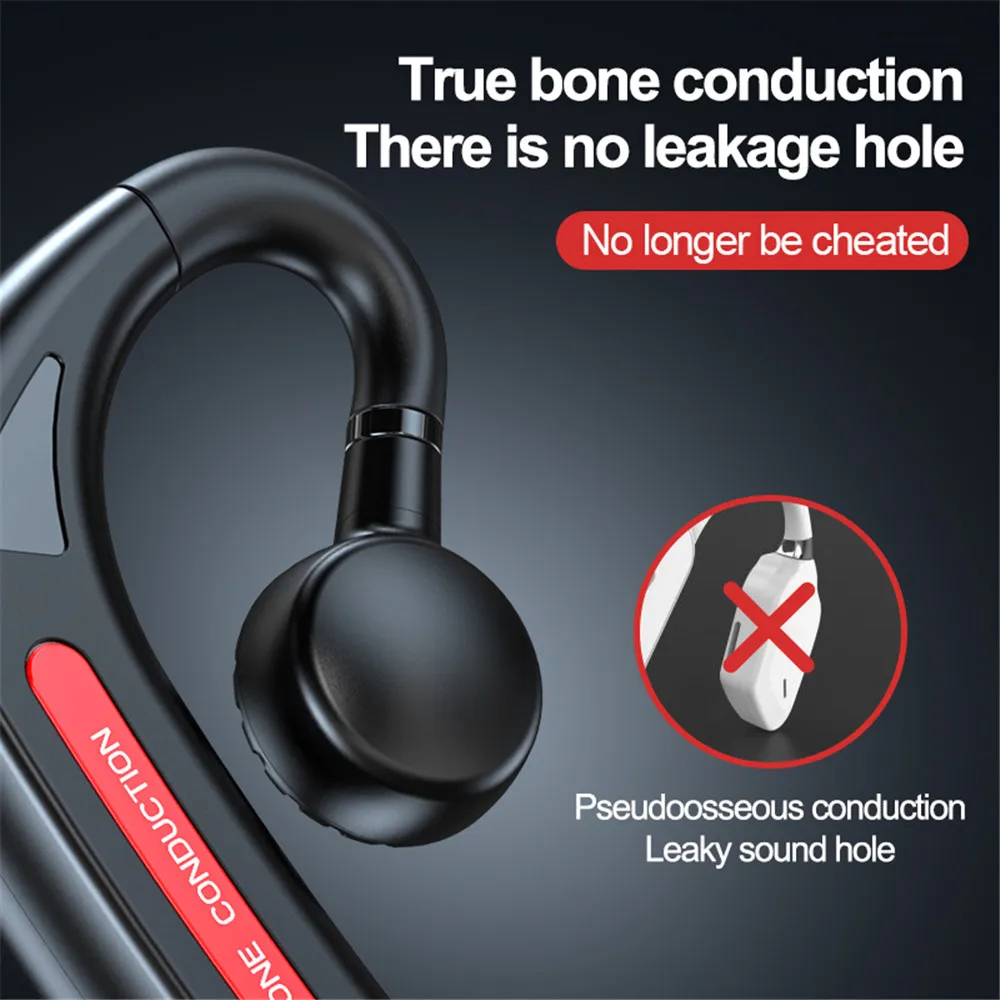 Наушники с костной проводимостью Беспроводная Bluetooth-совместимая Спортивная