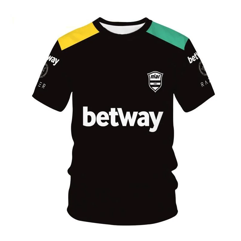 

E-sports Team Uniform Can Be Diy Casual Men's T-shirt Personalized Breathable Fashion Men's and Women's T-shirt 2021 Summer