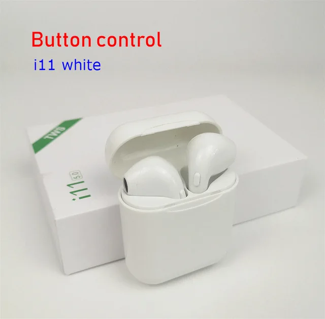i11 Button with box i11 TWS сенсорный ключ мини беспроводные наушники Bluetooth 5,0 гарнитура для Android Xiaomi Iphone PK i9s i20 i30 i60 i80 tws - Цвет: i11 Button with box
