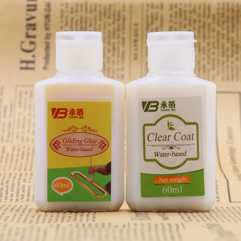 Клей для золочения листы золотой фольги художественного творчества бумажный