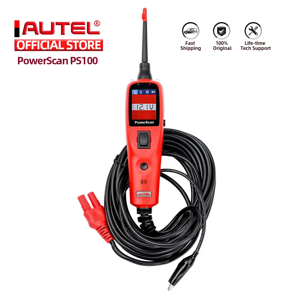 Autel PS100 PowerScan электрическая система диагностический инструмент схема AVOmeter тестер