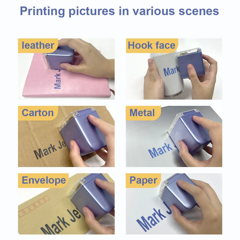 Принтер для струйной печати портативный мобильный цветной мини-принтер