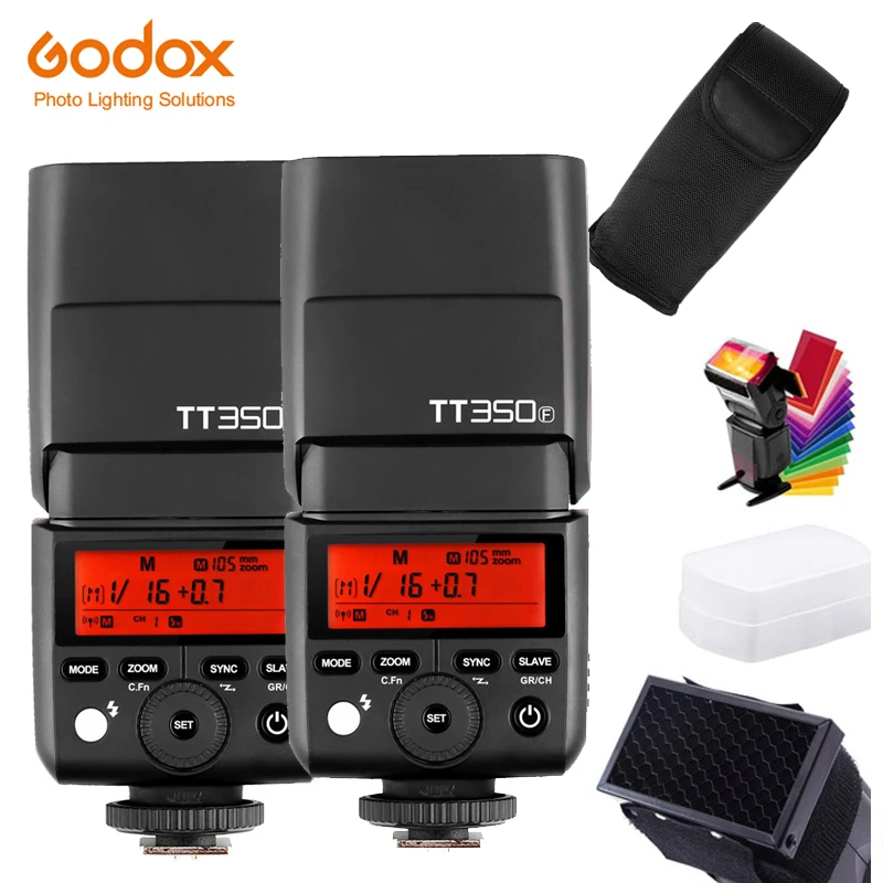 Беспроводная вспышка Godox TT350F Mini Speedlite для Fujifilm беспроводная система с триггером и