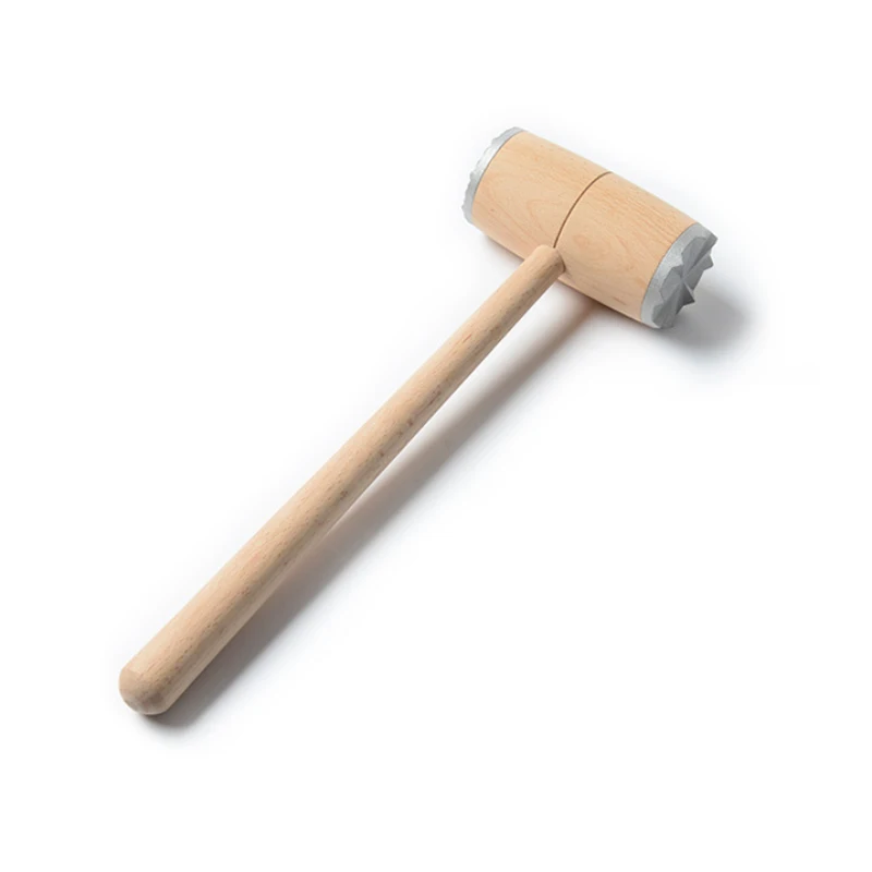 Двусторонняя деревянная алюминиевая головка для размягчения говяжьего стейка
