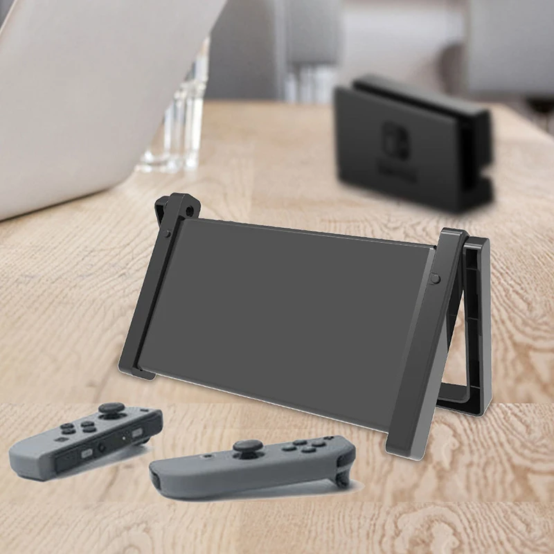 2 в 1 Автомобильный держатель Подставка для NS консольный переключатель Nintendo спинки сиденья подставка два в одном кронштейн Настольный в автомобиле регулируемый держатель