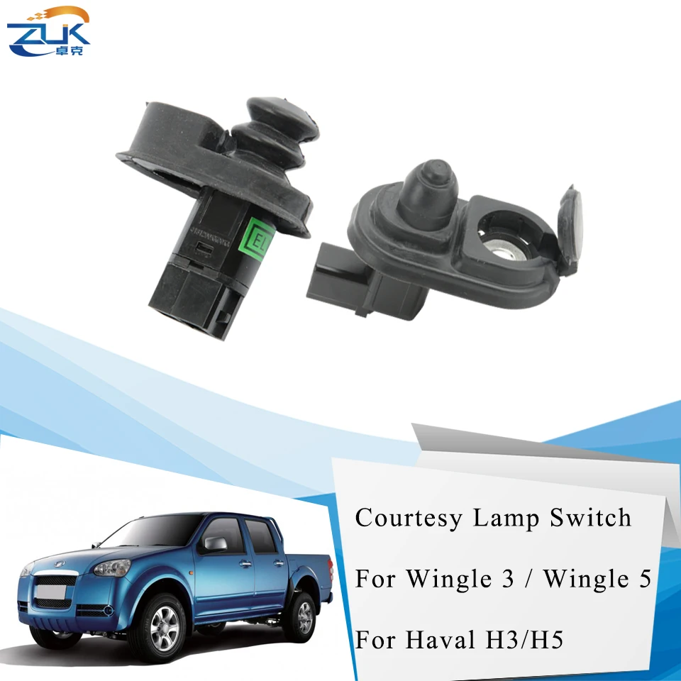 

ZUK Door Light Switch Courtesy Lamp Sensor Door Touch Button For Great Wall Wingle 3 Wingle 5 For Haval Hover H3 H5 Left=Right