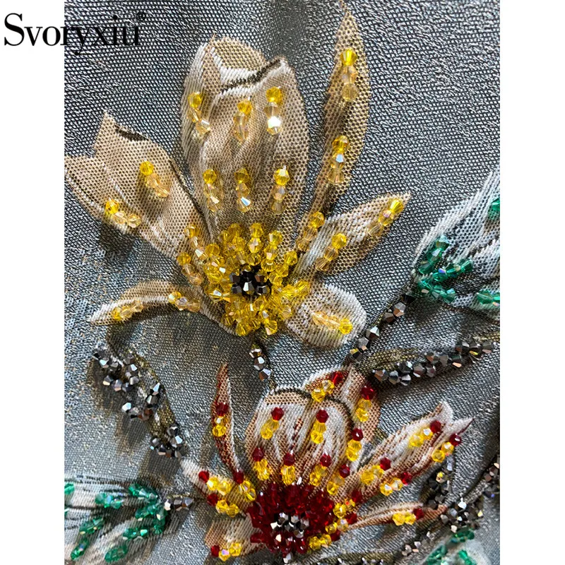 Женское жаккардовое платье Svoryxiu разноцветное винтажное платье-чехол с принтом