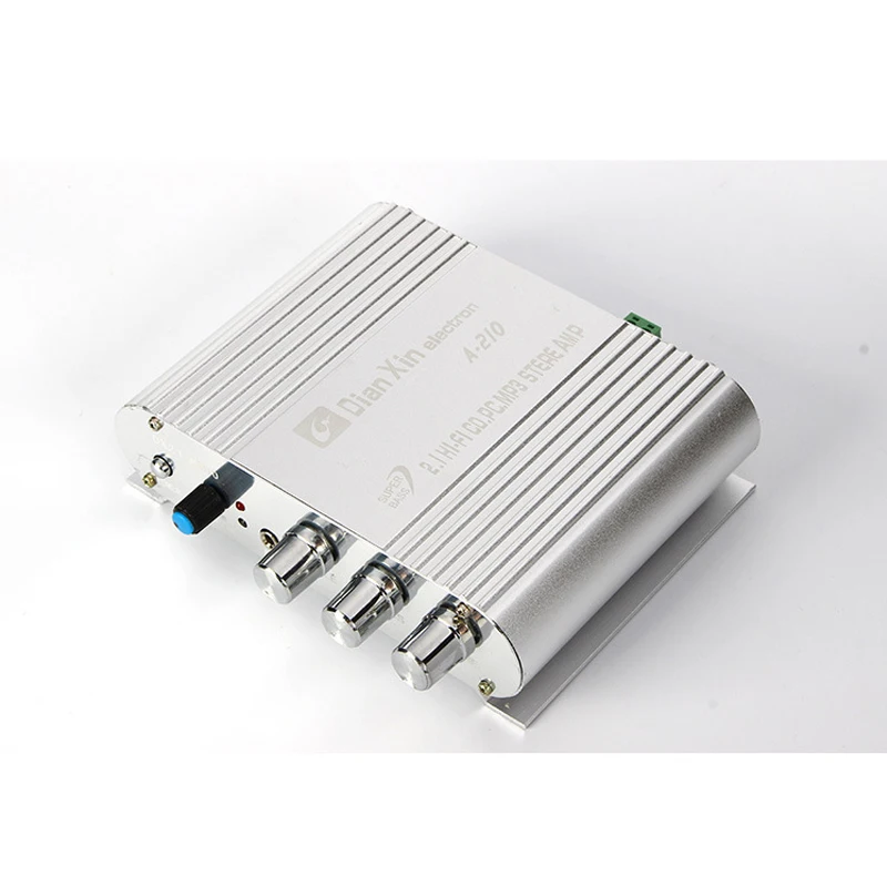 KYYSLB 40 Вт * 2 4-8ohm DC12-15V A-210 усилитель мощности 1 канальный автомобильный динамика |