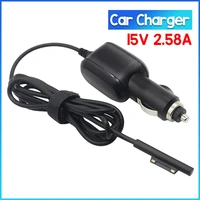 car charger power supply adapter laptop cable charger 15v 2 58a for microsoft surface pro 3 4 5 6 7 x go book 1 2 laptop 1 2