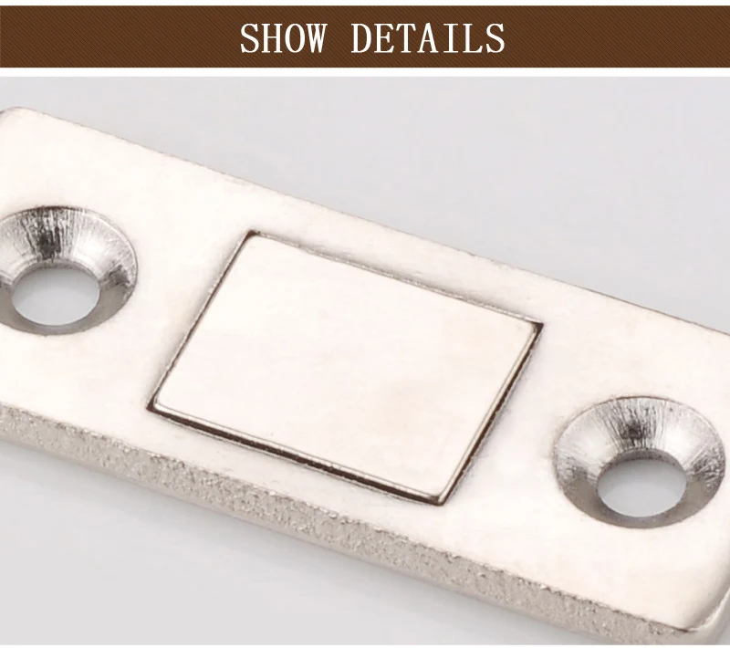 Магнитный дверной замок JZPENG ультратонкая защелка для шкафа 16 шт./8