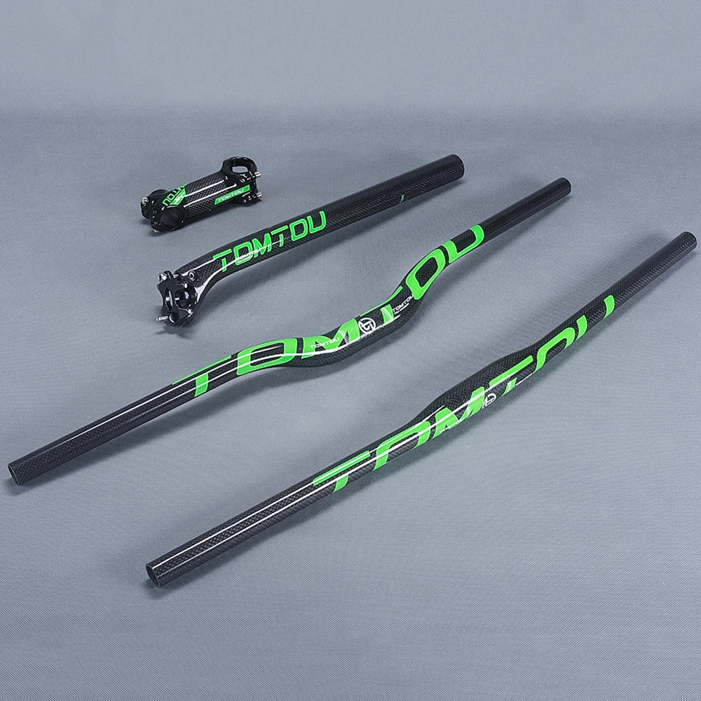 

TOMTOU Carbon Cycling Mountain Bike Handlebar + Seatpost + Stem MTB Handlebars Sets Bicycle Parts - TS9T14