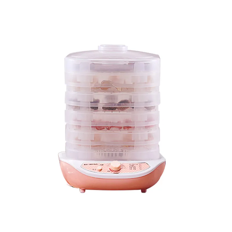 

Dried Fruit Vegetables Herb Meat Machine Household MINI Food Dehydrator Pet Meat Dehydrated 5 trays Snacks Air Dryer EU US