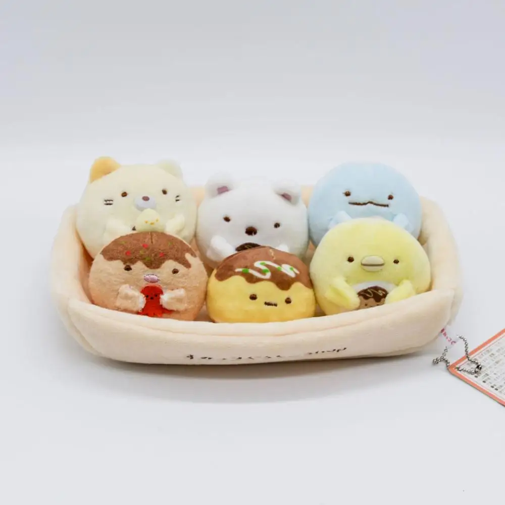 1 комплект Kawaii японский Sumikko Gurashi углу био плюшевый брелок подвеска мягкая