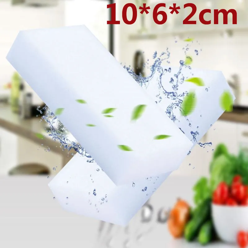 100 шт./лот белая волшебная губка ластик Меламиновый очиститель